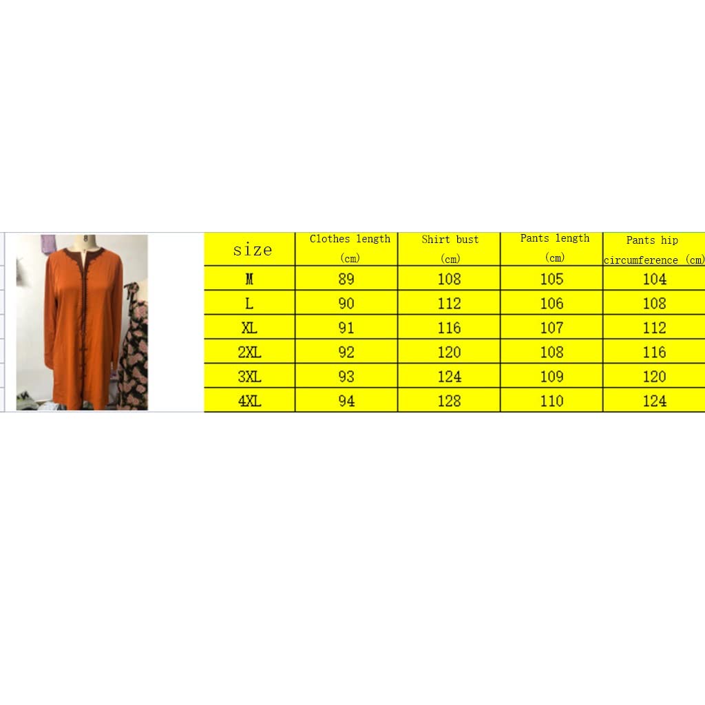 Afrykańskie Ubrania Dla Mężczyzn Tradycyjny Garnitur Dashiki i Spodnie Bluzki Z Długim Rękawem Drukuj Strój 2 Sztuka Zestaw Dres (Color : Brown, Size : XXL)