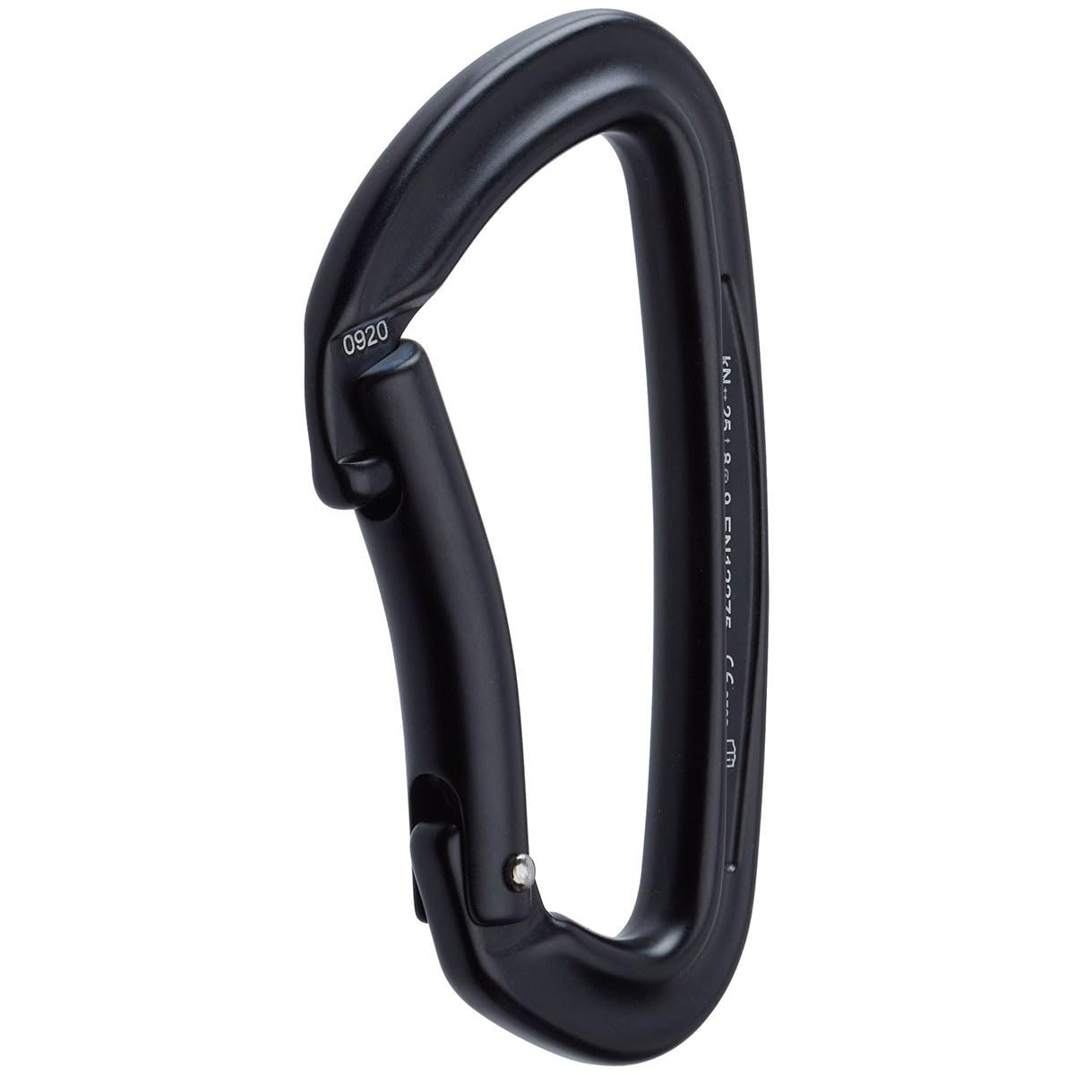 NRS Sliq Bent Gate Carabiner Black