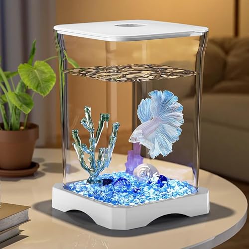 Aquarium de bureau Betta compact pour petits espaces sombres - 3