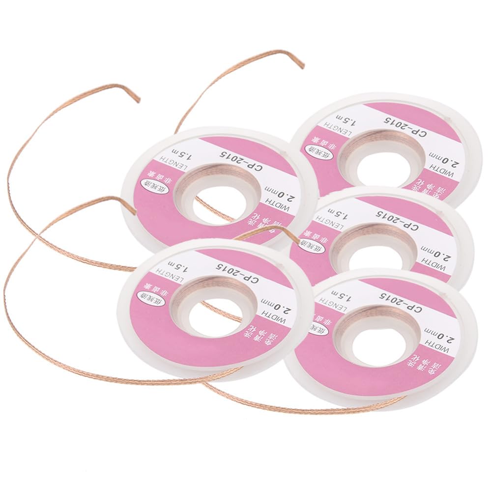 Stoppino Dissaldante A Treccia - 5 Pezzi Da 1.5m Per Pulizia Saldature - Foto 3