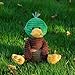 Apricot Lamb Cord Stockente Ente Plüschtiere für Kinder, weiche niedliche Kuscheltier für Baby Mädchen und Jungen, Flauschige Cord Mallard Grün 25 cm