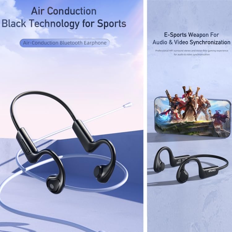 Air Conduction Technology and E-Sports Weapon for Audio & Video Synchronization