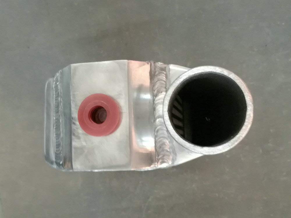 30 cm x 30 cm x 4,5 cala uniwersalna chłodziarka powietrza do wody aluminiowa turbo 180 stopni wylot wlotowy 3" 76 mm rura bar i wymiennik ciepła płytowy