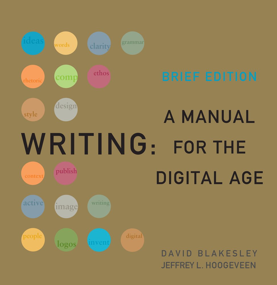 Writing: A Manual for Digital Age 2009 MLA