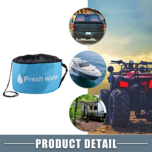 Image of RV Sewer Hose Storage Bag Waterproof RV Hose Storage Organizer Bag RV Accessories Bag Camper for Utility Bag Blue