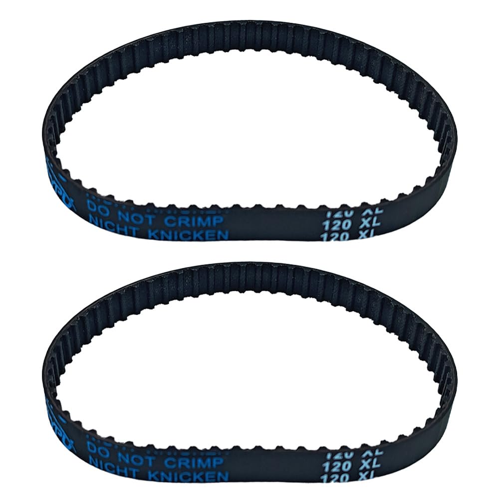 2Pcs 140XL037 Timing Belt 10mm Width 70 Teeth Cogged Rubber Synchronous Closed Loop Small Gear Drive Belts for 3D Printer Air Compressor Carbon Belt Replacement Disc Tabletop Sander Black — Amazon image 11