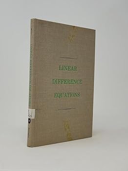 Hardcover Linear Difference Equations Book