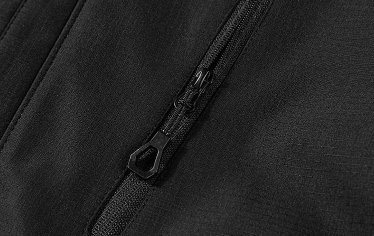 Mens Outdoor Jacket Spring Fall Softshell Hooded Windproof Breathable Warm Hiking Climbing Outerwear