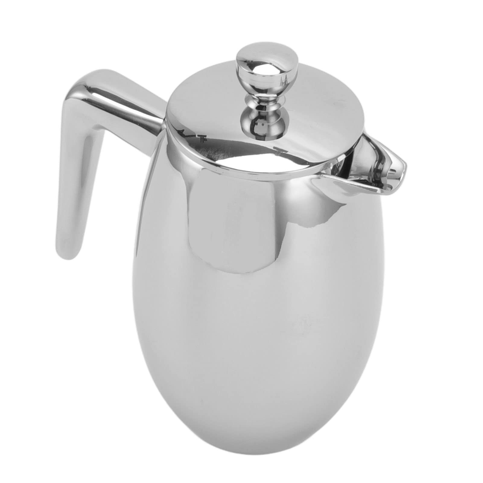 Prensa Francesa de Acero Inoxidable 304, Doble Capa, Boca en Forma de U, Tetera de Elaboración Manual para el Hogar (800ml)