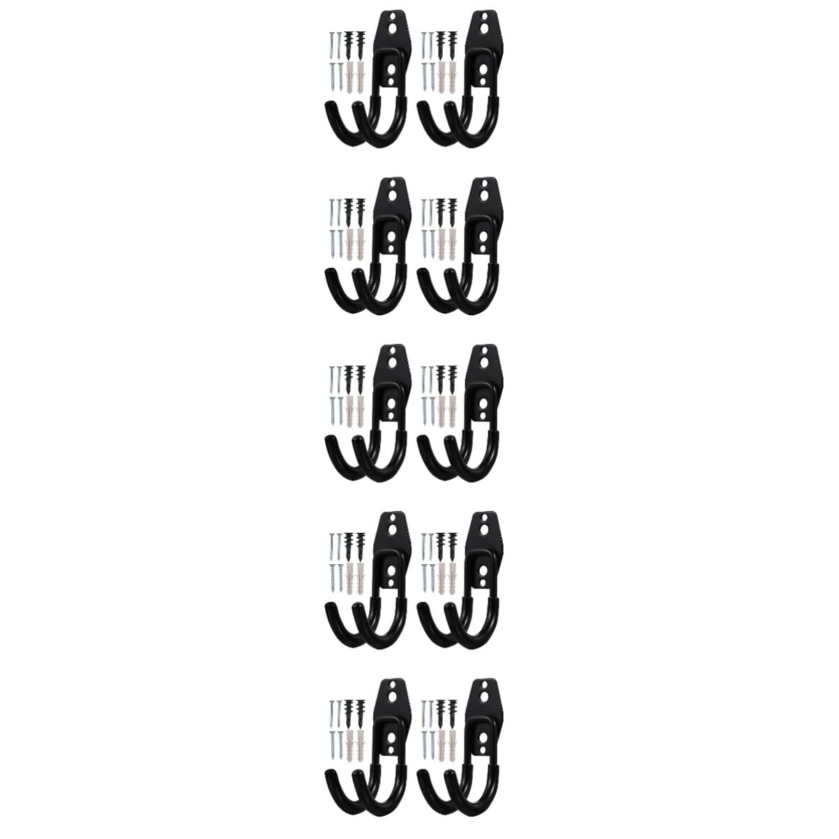 ifundom 5 Set Ganci Per Da Metallo Resistente Per Organizzazione Flessibile Da Facile Installazione E Su Per Ottimizzare Spazi Esterni 2 Pezzi*5