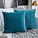 Housse de Coussin Ensemble de 2 taie d'oreiller Rectangulaire Carrée Décorative en Velours Housses d'oreiller Modernes pour Canapé-lit Canapé ChaiseChambre Salon