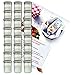 MamboCat 24er Set Sturzglas 435 ml Marmeladenglas Einmachglas Einweckglas to 82 silberner Deckel incl. Diamant-Zucker Gelierzauber Rezeptheft
