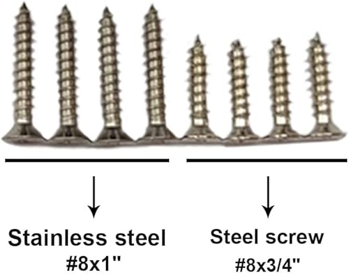 Miniatura 9 de QCAA Juego de enchufes de latón macizo de alta calidad resistente 1-12 pulgadas con tornillos inoxidables revestimiento negro 2 pares fabricado en