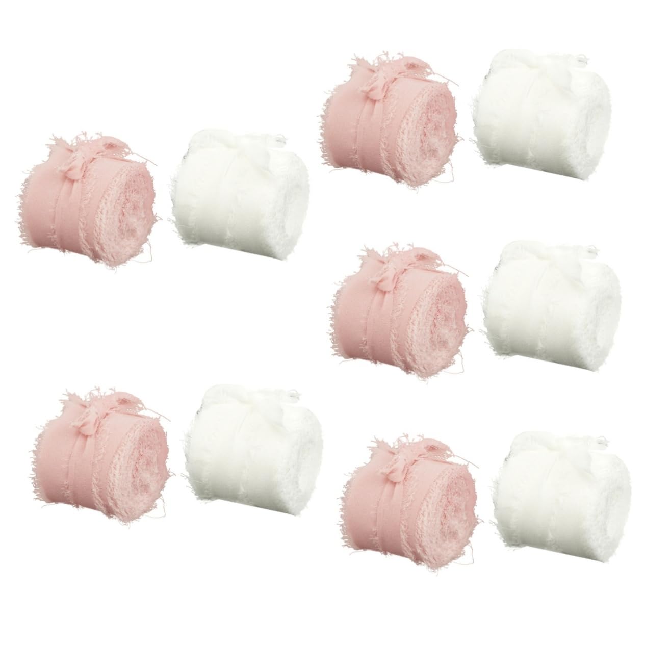 Angoily 5 Sätze Haarband Verpackung Seide Burgund Satinband Zum Einwickeln Dekoration Bänder Für Handwerk Organza Zubehör Rosa Sortiertes Band Blau Polyester 2 Rollen * 5