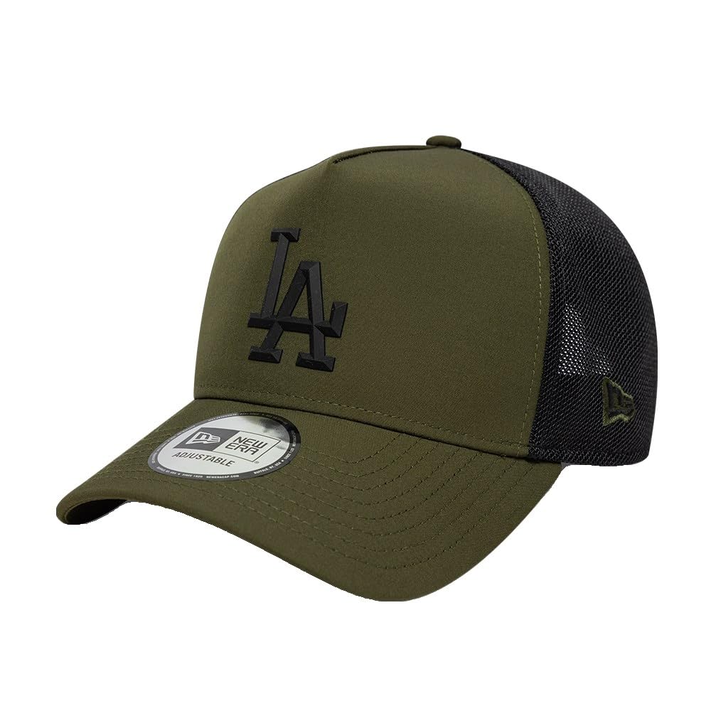 New Era Adult's 9Forty Trucker Sport MLB Los Angeles Dodgers Trucker Baseball Cap Hat Green Medium