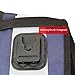 EXPLOSIV Reflektierende Multi-Taschen Security Sicherheitsweste, Größe M-2XL (verstellbar), navy-yellow (Hundeführer)