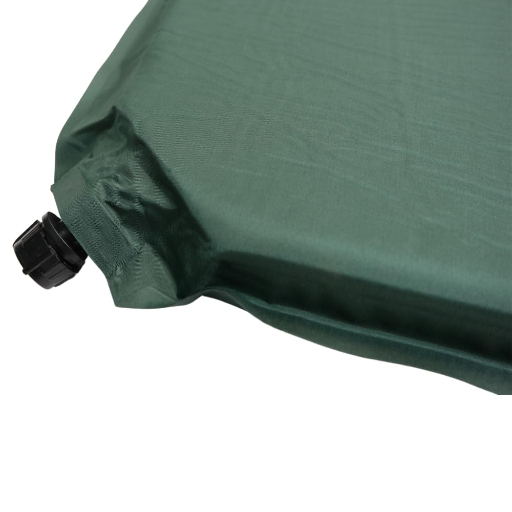 Colchoneta autoinflable, colchón de camping de 5 cm de espesor, espuma autohinchable, cómoda colchoneta para dormir, camping, actividades al aire libre, senderismo, viajes, tienda de campaña, coche