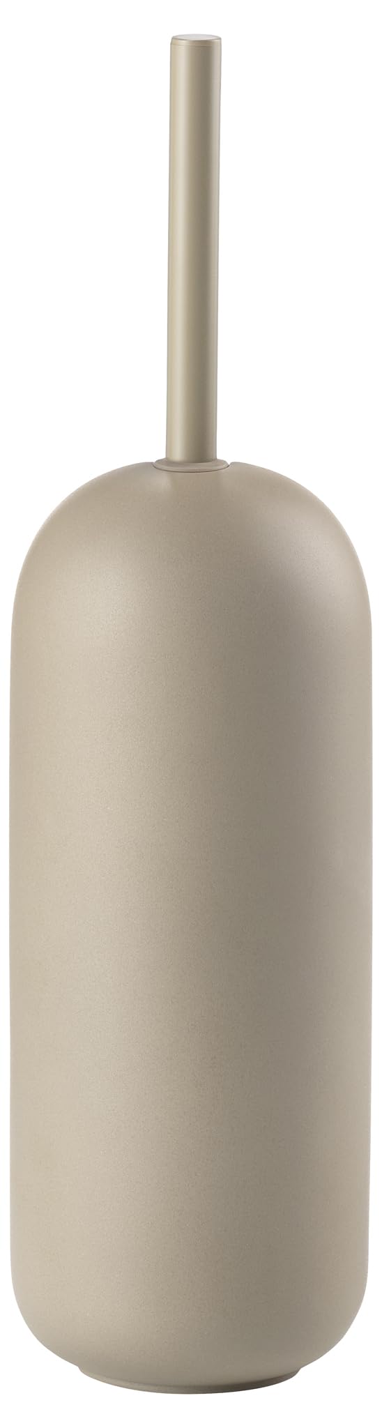 Zone Denmark Sensu Toilettenbürste, WC Bürste, Klobürste in Schönem Dänischem Design, Bürstengarnitur mit Bürste und Halter fürs Badezimmer, Stehend, Durchm. 11,8 cm, Höhe 41 cm, Taupe
