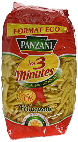 Panzani Pâtes Les 3 Minutes Macaroni, 1Kg