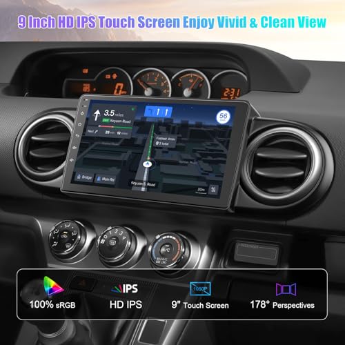 Image of (8Core + 64GB) Car Radio Stereo for Toyota Scion XB 2007-2019, 7 inch QLED Touchscreen with Wireless CarPlay & Android Auto& Mirror Link, Android 15 System