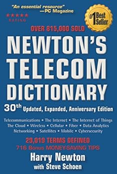 Paperback Newton's Telecom Dictionary Book