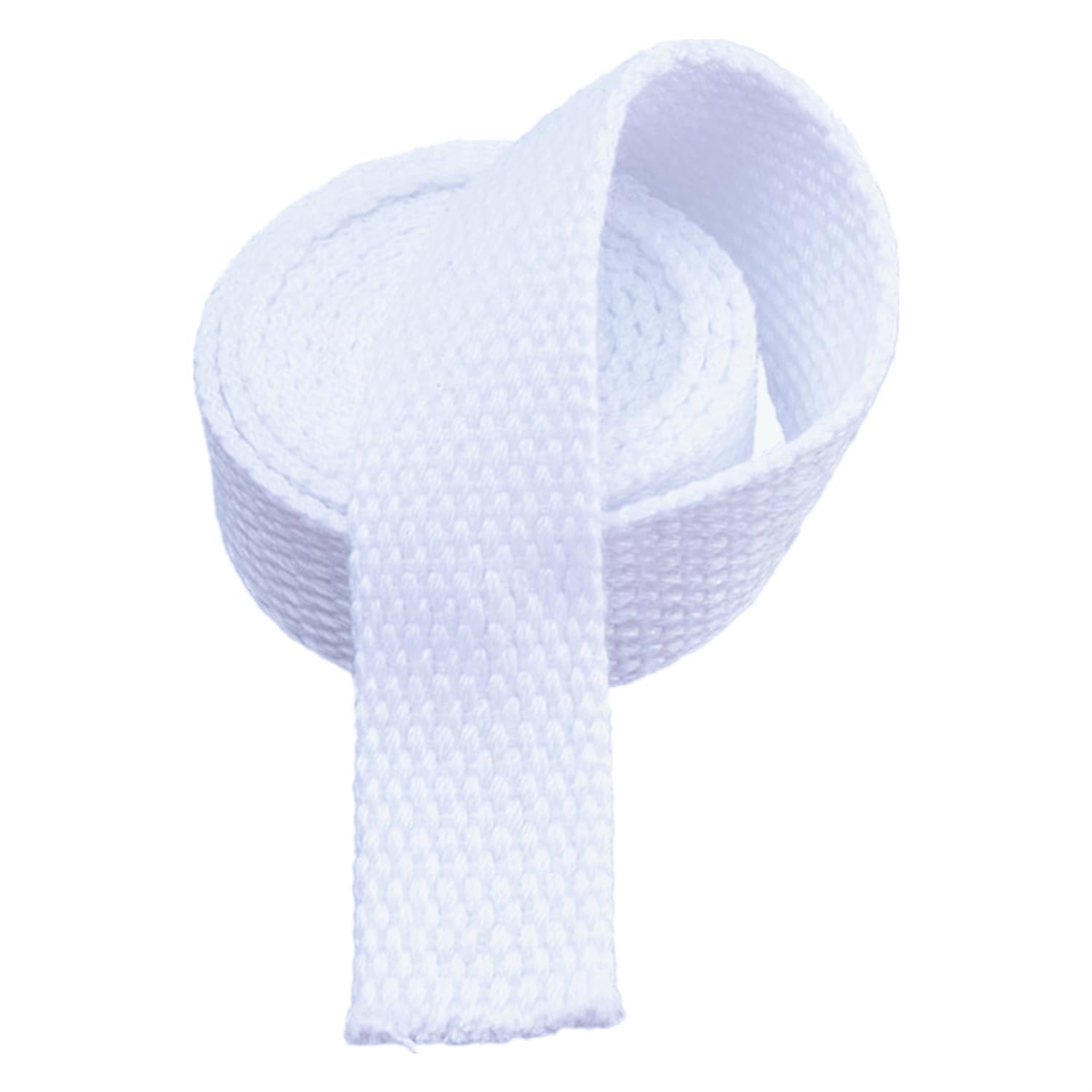 Taśma polipropylenowa, pasek poliestrowo-bawełniany o szerokości 25 mm, wielokolorowy, 5-20 jardów(White,20 yard)