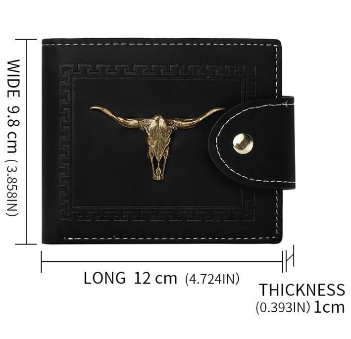 Versatile Compact Wallet, Vintage Portable Cowhide Leather Card Holder Wallet, Multi-Functional Front Pocket Wallet for Travel or Everyday Use2