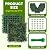 KASZOO Grass Wall 12 Pack 10"x10" Artificial Boxwood Hedge Wall Panels, Privacy Hedge Screen Faux Boxwood for Outdoor,Indoor,Garden,Fence,Backyard,Greenery Walls