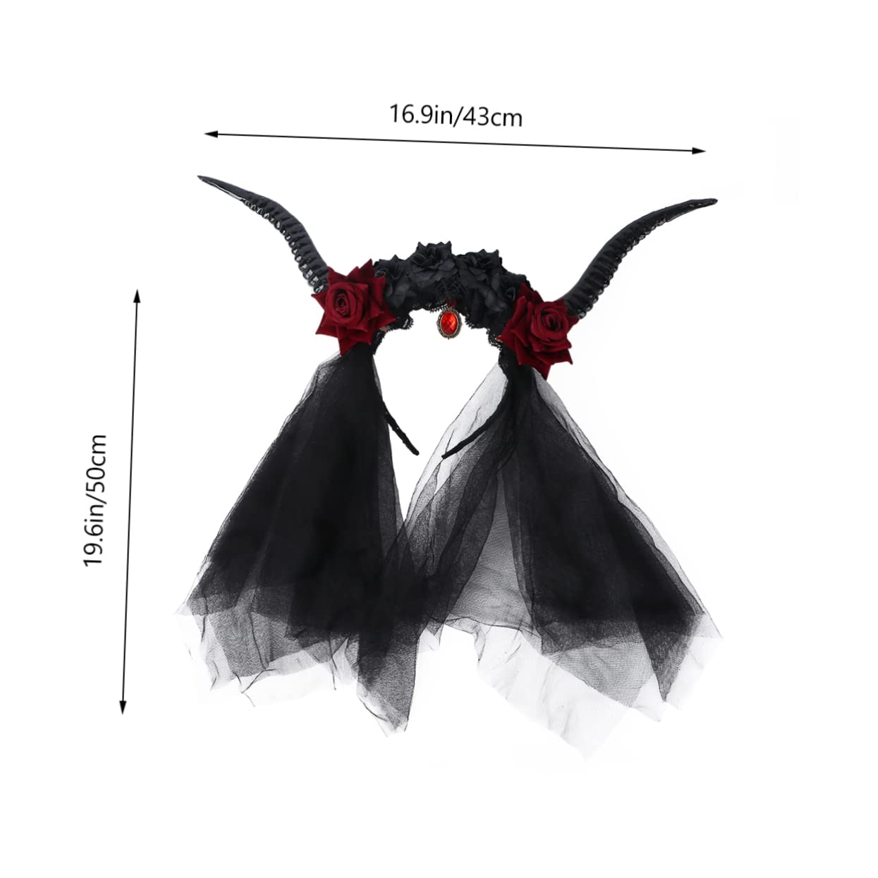 SHERCHPRY 1pezzi Copriccioci Eleganti per Feste Fermagli Creativi per Capelli Accessori per Capelli di Halloween Cercchietti alla Moda Decorazioni