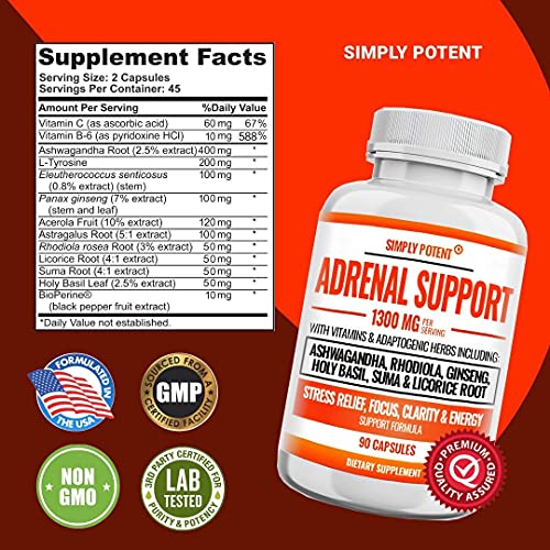 Kidney Support + Adrenal Support Supplements Bundle #TOP2