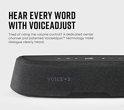 Polk Magnifi Mini Ax Sound Bar (2022 Model), Dolby Atmos And Dts:x Certified, Polk's Patented Voiceadjust & Sda Technologies, Ultra-Compact Design, Easy Setup #TOP3