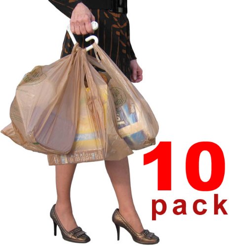 Bag-Mate Handle Carrier (10 pack) for Plastic Grocery Bags the Highest Quality Most