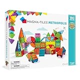 MAGNA-TILES Metropolis 110-Piece Magnetic Construction Set, The ORIGINAL Magnetic Building Brand