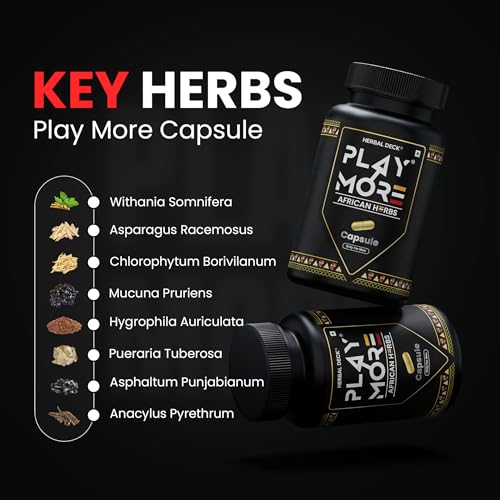 Image of Original Play Mor Capsule African Herbs Premium, Natural Ingredients for Overall Health & Balanced Lifestyle | Play mor african herbs - 150g