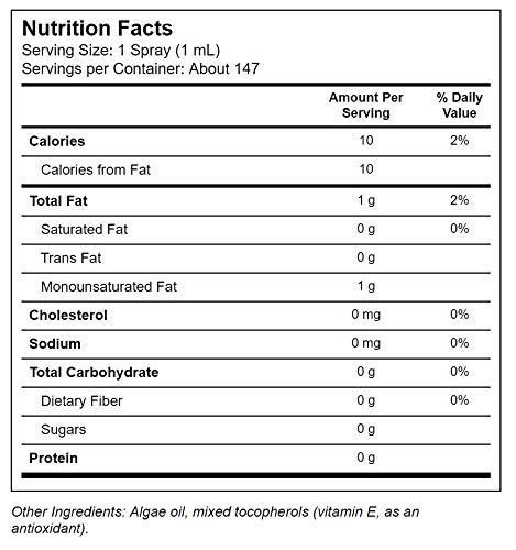 Thrive Culinary Algae Cooking Oil Spray, 5 Ounce, 5 Fluid Ounce