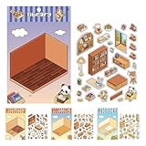 Photo Gallery make your own house stickers - adesivi effetto 3d per piccole stanze, decalcomania per album di ritagli, per attività scolastiche, bambini, adolescenti, adulti, insegnanti, appassionati di artigianato Photo Gallery make your own house stickers - adesivi effetto 3d per piccole stanze, decalcomania per album di ritagli, per attività scolastiche, bambini, adolescenti, adulti, insegnanti, appassionati di artigianato