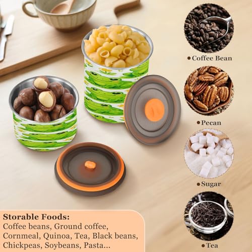 Envase hermético para café de acero inoxidable 17oz miniatura 5