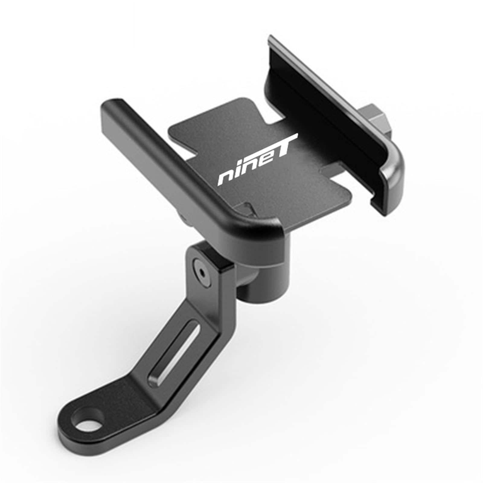FTNBAE per BMW R 1200 NINET R9T Pure/Scrambler/Urban GS R Nine T Moto Manubrio Staffa per Telefono Cellulare Supporto per Supporto GPS (Colore : Mirror Type Black)