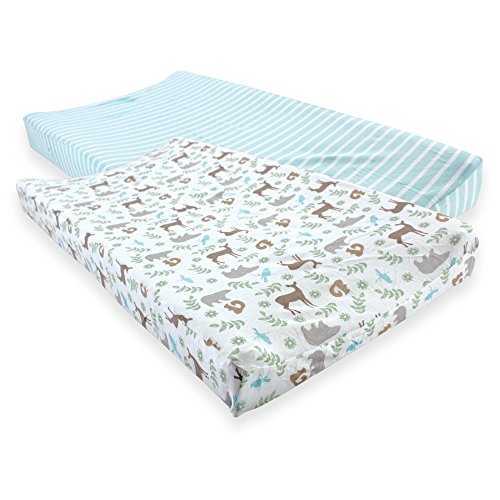 Touched by Nature - Funda para cambiador unisex de algodón orgánico, talla única