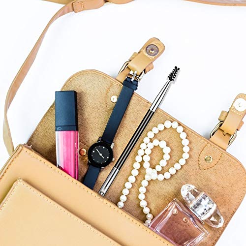 12Pcs Duo Eyebrow Brush Professional Angled Eyebrow Brush And Spoolie Brushes Mini Eyelash Brush Makeup Tool For Tinting Angled Eyebrow For Brow Powders Waxes Gels and Blends