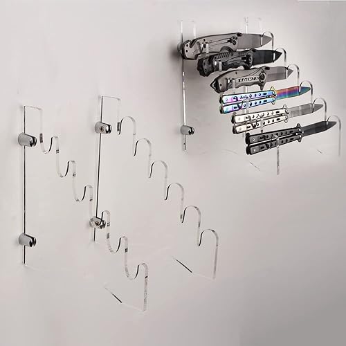 Miniatura 1 de Soporte de exhibición para cuchillos, soporte de almacenamiento para cuchillos, soporte ornamental, soporte de cuchillos acrílico, tácticas de