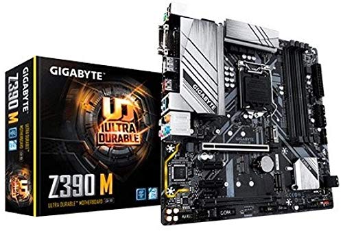Gigabyte Z390 M socket 1151/Z390 DDR4-moederbord, zwart