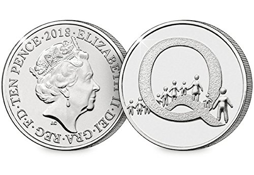 Coin 2018 UK Q Queue Early Strike 10p UB.