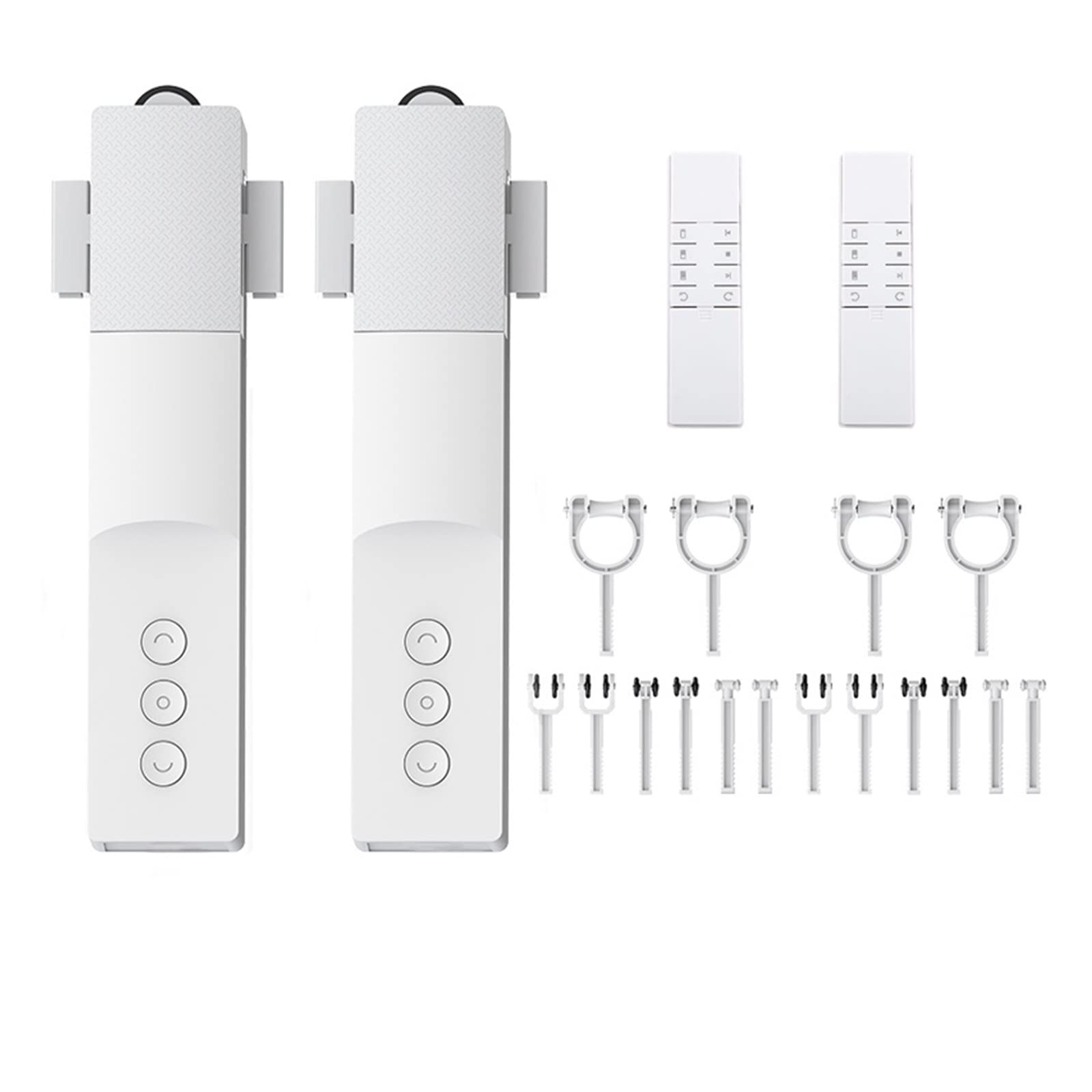 Inteligentna zasłona Tuya Zigbee inteligentny sterownik kurtyny Robot do rzymskiego pręta I wpisuję zasłony śledź inteligentne życie Alexa Home Control (Color : Two Set)