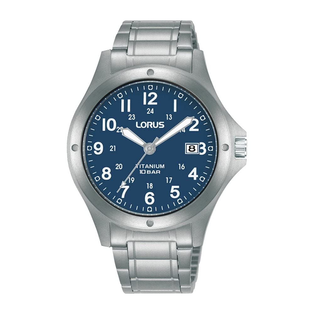 Lorus Mens Titanium Bracelet Watch RG889CX9