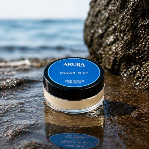 Image of Alcohol Free Ocean Mist Solid Perfumes | Wax Perfumes for Men & Women | Cologne | Strong & Lasting Fragrance | Gifting Pack for Him & Her