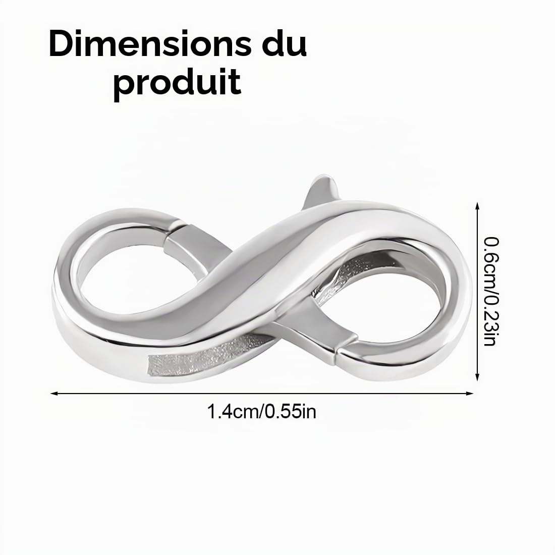 925 Argent Sterling Homard Griffe fermoirs Bijoux fermoirs Homard Collier Bracelet Bricolage pour Collier Bracelet Fabrication de Bijoux à bricoler soi-même