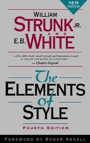 The Elements of Style, 4th (forth) edition