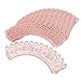 Produktbild ROSENICE 50 Stück Papier-Backförmchen, Mädchen Kuchen Pappbecher für Hochzeit Geburtstagsparty (rosa)