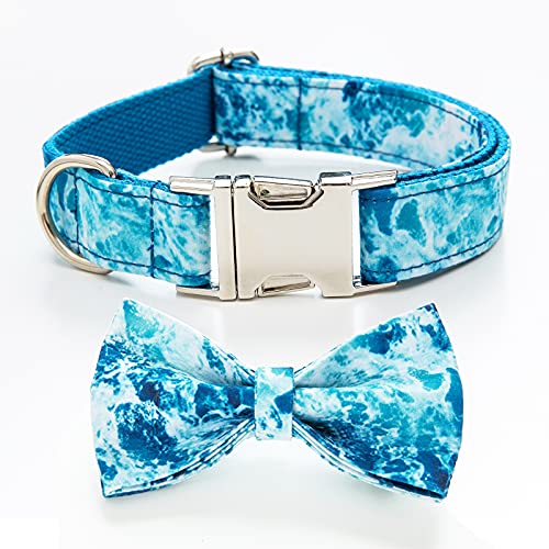 large dog collar with bow